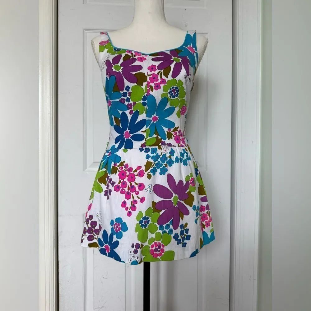 1960s Excellent Condition Peter Pan Sunblazer’s Swimsuit/Dress